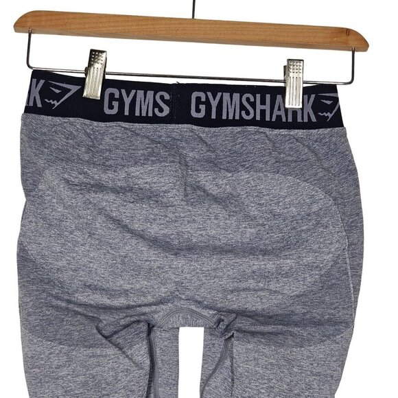 Gymshark Seamless Flex Gray High-Waisted Leggings Moisture Management‎ Womens S - Picture 3 of 10